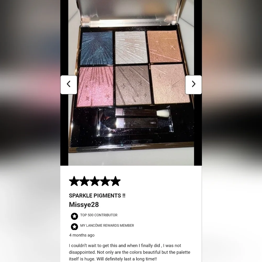 Lancome Celestial Rose Palette NWT